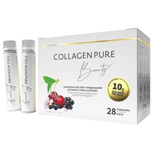 COLLAGEN PURE Beauty Gold Edition 28X25 ml Trinkampullen Produktbild