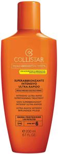 Collistar Intensive Ultra-Rapid Supertanning Treatment SPF6 Solskyddskräm Ansikte och kropp Flaska Motverkar åldrande Fuktgivande Näringsgivande Skyddande 200 ml Vuxna produkt bild