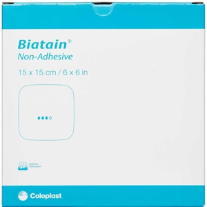 Coloplast Biatain 15 x15 cm 5 stk produktbillede