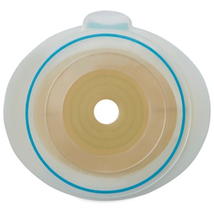 Coloplast SenSura Mio Flex Elastisk hudplate, 105630, Kleberkobling 50mm, hullstørrelse 30-48 mm, u/belteører, 10 stk. produktbilde