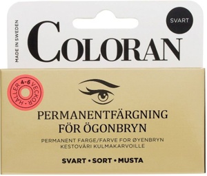 Coloran Ögonbrynsfärg Svart produktbilde