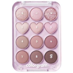 Colorgram Pin Point Eyeshadow Palette 02 Pink+Mauve produkt bild