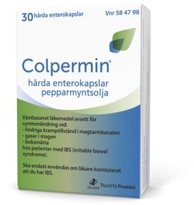 Colpermin, enterokapsel, hård 187 mg, 30 st produkt bild