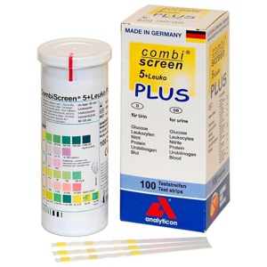 Combiscreen 5 + Leuko Plus Tes, 100 St Teststreifen Produktbild