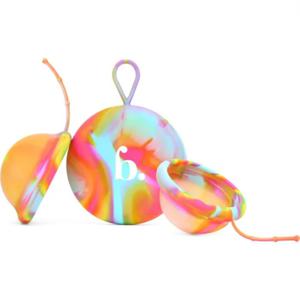 ComfyDisc Reusable Menstrual Discs S & L Rainbow 2 pcs produkt bild