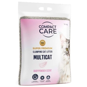 Compact Care Multicat Babypowder 14 kg produkt bild