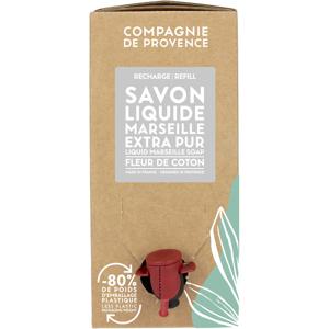 Compagnie de Provence Liquid Marseille Soap Refill, Cotton Flower 3 liter produkt bild