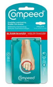 Compeed gnagsårplaster tær 8 stk produktbilde