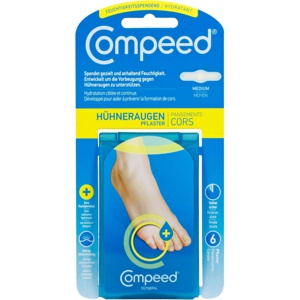 Compeed® Hühneraugenpflaster Medium feuchtigkeitsspendend, 6 St Pflaster Produktbild