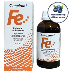 Compiron III-verdig jerntilskudd, 200 ml produktbilde
