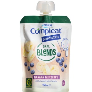 Nestlé Compleat Oral Blends Banan-Blåbær 150 ml produktbillede