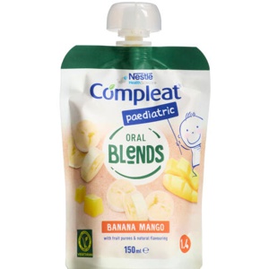 Nestlé Compleat Oral Blends Banan-Mango 150 ml produktbillede