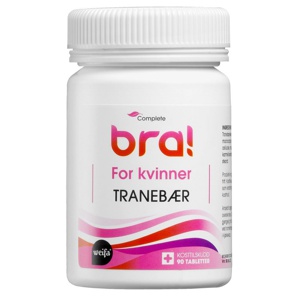 Complete Bra tranebær 90 tabletter produktbilde