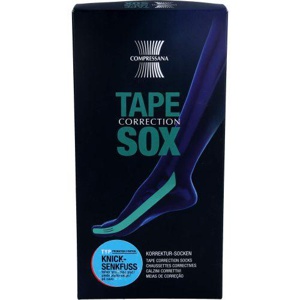 COMPRESSANA TAPE SOX Senkfuß stark Gr.4 schwarz Produktbild