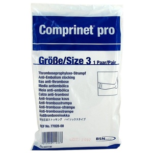 COMPRINET pro Strumpf knielang Gr.3 weiß Produktbild