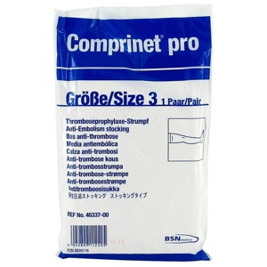 COMPRINET pro Strumpf oberschenk.lang Gr.3 weiß Produktbild