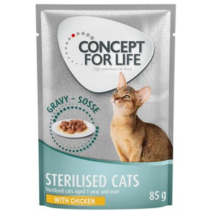 Concept for Life Sterilised Cats mit Huhn - in Soße Produktbild