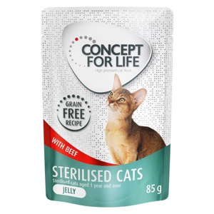 Concept for Life Sterilised Cats mit Rind getreidefrei - in Gelee Produktbild