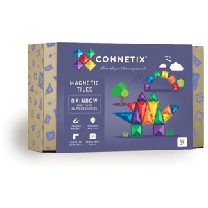 CONNETIX Rainbow Mini Pack 24 delar magnetiska klossar 3+ produkt bild