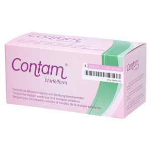CONTAM Vaginaltampon Würfel 42x42 mm Produktbild