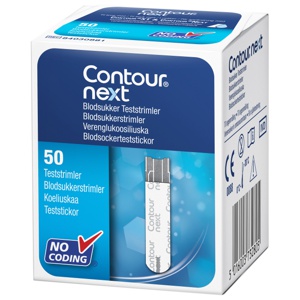 Contour Next blodsukkerstrimler 50 stk produktbilde