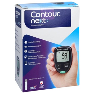 CONTOUR Next NEU Set Blutzuckermessgerät mg/dl Produktbild