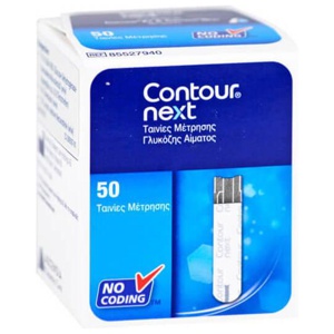 Contour next Sensoren Teststreifen, 50 St Teststreifen Produktbild