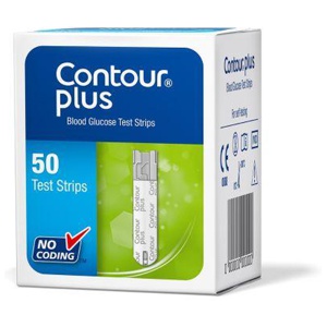 Contour Plus testribad veresuhkru taseme määramiseks N50 toote pilt