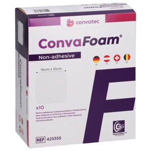 CONVAFOAM Schaumverband nicht-adhäsiv 10x10 cm Produktbild