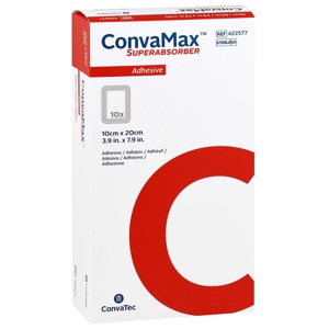 Convamax Superabsorber adhÃ¤siv 10x20 cm Produktbild