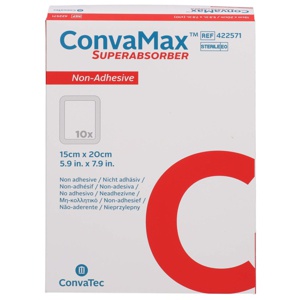 Convamax Superabsorber nicht adhÃ¤siv 15x20 cm Produktbild