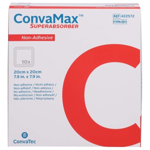 Convamax Superabsorber nicht adhÃ¤siv 20x20 cm Produktbild