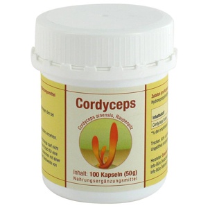 Cordyceps sinensis Kapseln, 100 St Kapseln Produktbild