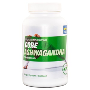 Core Ashwagandha 90 kapsler produktbillede