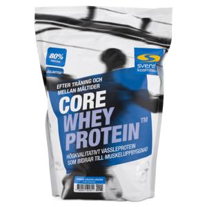 Core Whey Protein Jordgubb Milkshake Lättsötad 1 kg produkt bild