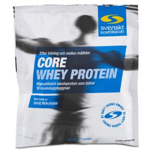 Core Whey Protein Portionspåse Vanilj Milkshake 33 g produkt bild