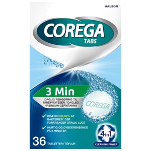 Corega Tabs 3 Minutes produktbillede