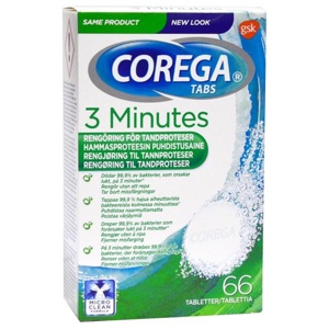 Corega Tabs 3 Minutes 66 stk produktbillede