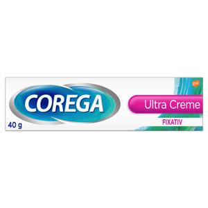 Corega Ultra Cream Fixativkräm Tandproteser 40 g produkt bild