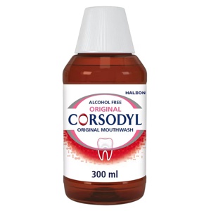Corsodyl Alcohol Free Original Mouthwash 300ml product image