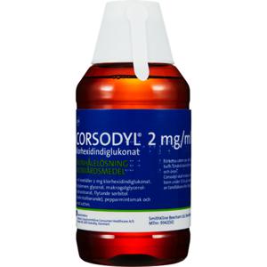 Corsodyl munhålelösning 2 mg/ml, 300 ml produkt bild