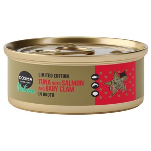 Cosma Nature Weihnachts-Edition Thunfisch mit Lachs & Babymuschel Produktbild