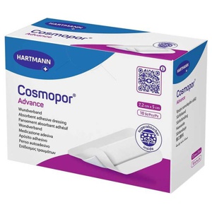 Cosmopor Advance Wundverband 5x7,2 cm, 10 St Pflaster Produktbild
