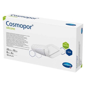 Cosmopor® silicone Wundverband 10x20 cm, 10 St Verband Produktbild