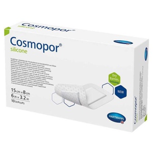 Cosmopor® silicone Wundverband 8x15 cm, 10 St Verband Produktbild