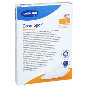 COSMOPOR transparent Folienverband 5x7,2 cm steril Produktbild