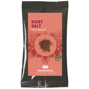 Cosmoveda Ayurveda Sort Salt 100 g produktbillede