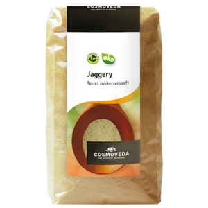 Cosmoveda Jaggery Tørret Sukkerrørsaft Ø 400 g produktbillede