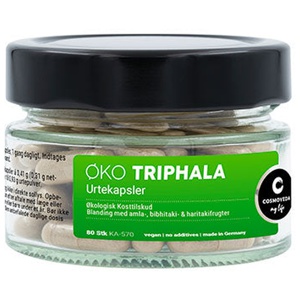 Cosmoveda Triphala Økologisk   80 kapsler produktbillede