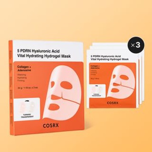 COSRX 5 PDRN Hyaluronic Acid Vital Hydrating Hydrogel Mask 34 g Produktbild
